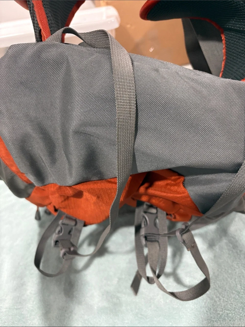 REI Orange HIKING Backpack with Gray Accents